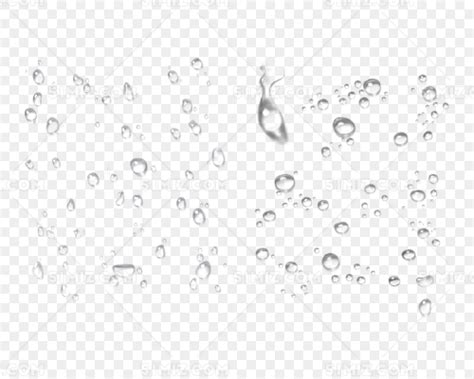 透明水滴效果元素素材图片免费下载-千库网