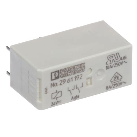 Phoenix Contact - 2961192 - Power Relays, Plug-in Miniature, DPDT, 24 ...