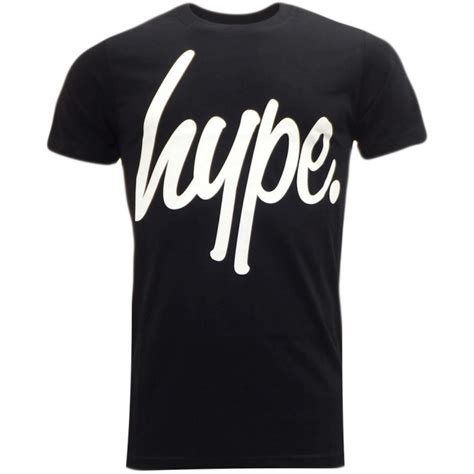 Hype Hype Script T-Shirt Black BAS17002 - Hype from Club JJ UK