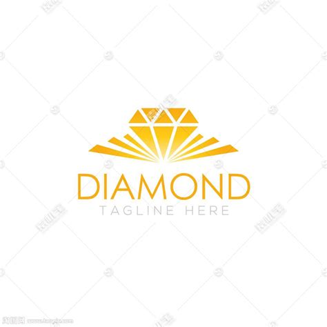 金色钻石logo设计矢量图片(图片ID:1157567)_-logo设计-标志图标-矢量素材_ 素材宝 scbao.com
