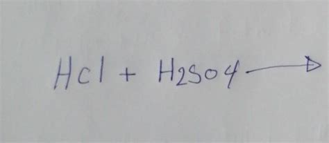 Solved HCl+H2SO4 | Chegg.com