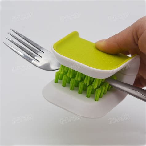 创意厨房清洁用品筷子刀叉刷U型清洗护手刷双面清洁刷-阿里巴巴