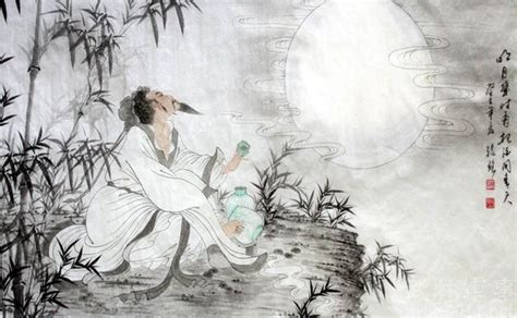 水明月图片
