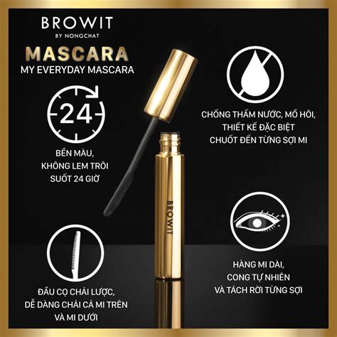 Mua Mascara Browit Nongchat Thái Làm Dày Dài Mi Chuyên Dụng Cho Makeup ...