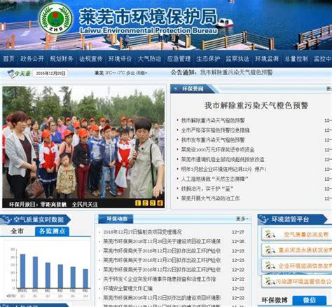 山东省人民政府 各市政府 莱芜市人民政府2016年政府信息公开工作年度报告