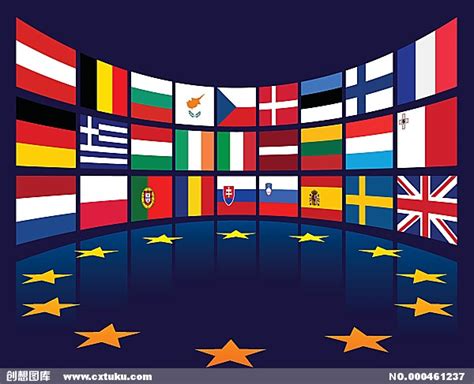欧盟各国国旗组合矢量立体图-广告设计-矢量图-免费素材下载-创想图库(461237)11