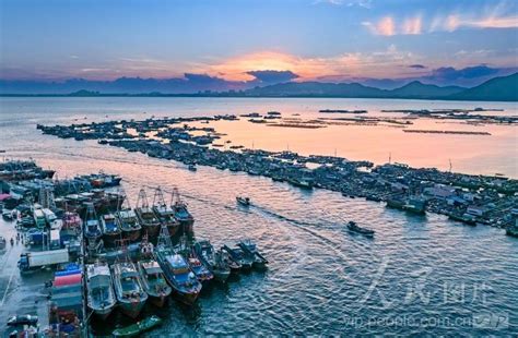 海南陵水：新村渔港繁忙的早市-人民图片网