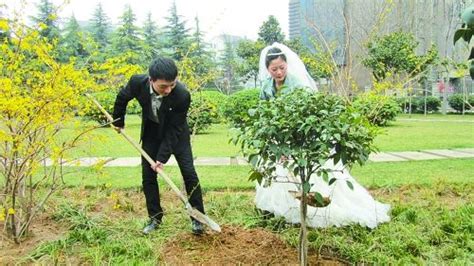 郑州：航海公园开辟爱情林 情侣可种连理树- 园林资讯 - 园林网