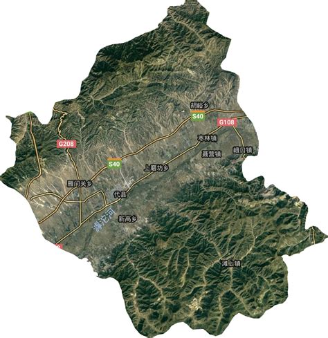 忻州地区地图,忻州,忻州市忻府区_大山谷图库