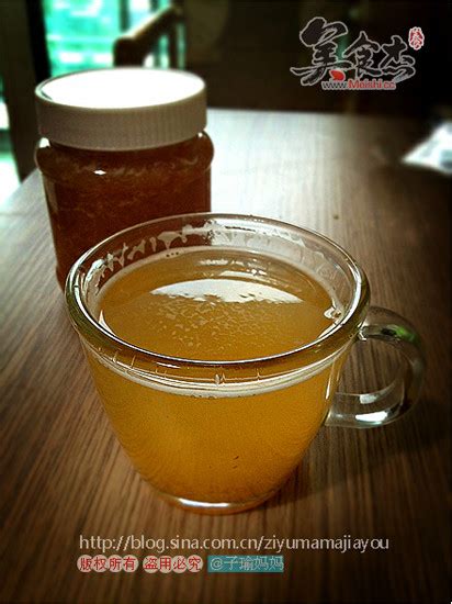 自制蜂蜜柚子茶的做法_自制蜂蜜柚子茶怎么做好喝图解-保健食谱-聚餐网