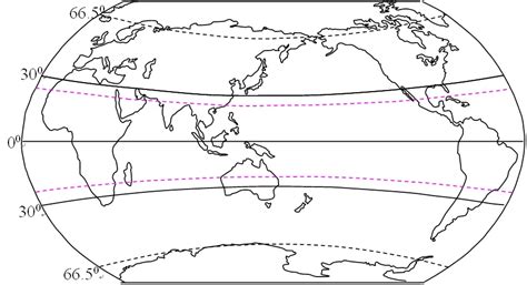 世界轮廓空白地图(2) - 中学空白地图 - 地理教师网