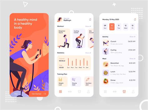 健身app|UI|APP界面|我是大涩了 - 原创作品 - 站酷 (ZCOOL)