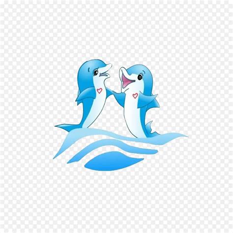 蓝色海豚图片