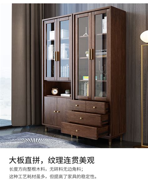 新中式金丝胡桃木实木沙发客厅大小户型储物多功能茶水柜现代-阿里巴巴
