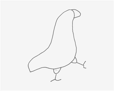 打印_鸽子简笔画图片 鸽子怎么画 - 老师板报网