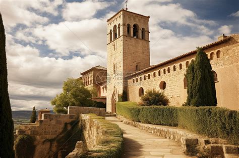 修道院的天空之墙高清图片下载-正版图片600551400-摄图网