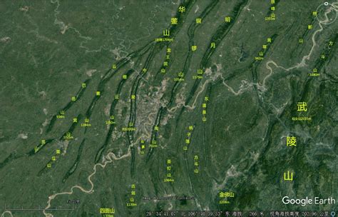 四川盆地地形图图片