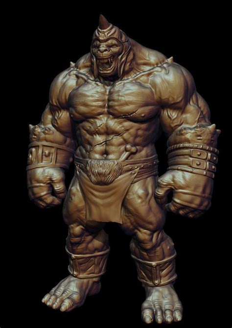 兽人战士 萨努法尔3D打印模型_兽人战士 萨努法尔3D打印模型stl下载_人物3D打印模型-Enjoying3D打印模型网