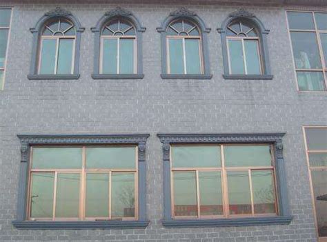 grc外墙窗套线条样品施工效果图，点击查看细节 - 柳州欧华建材公司