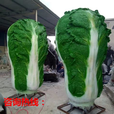 河北厂家直销玻璃钢仿真蔬菜水果雕塑摆件，仿真白菜雕塑 ...