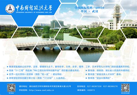 中南财经政法大学2020年招生海报