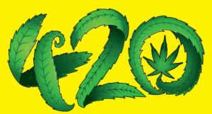 Happy 420 day vector illustration background. happy 420 celebrated ...