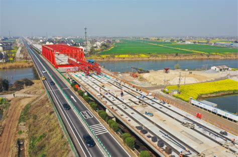 双向八车道，最高时速120公里 G40沪陕高速平广段扩建工程靖江段有序推进-新华网