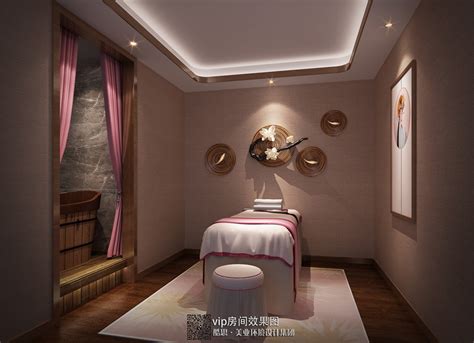 深圳南山美容养生会所设计 养生馆设计 中式风格