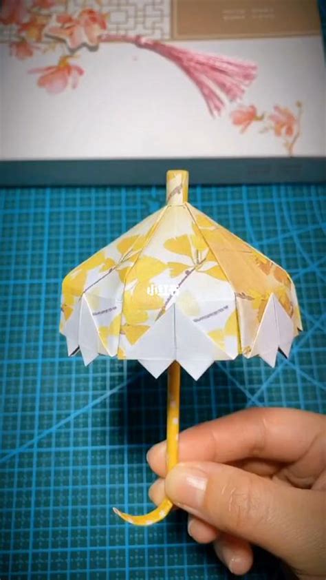 手工折纸伞的做法大全6(手工折纸伞的制作方法图片) - 抖兔学习网