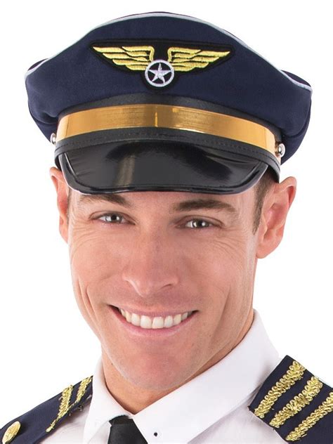 Pilot Flight Captain Black Hat