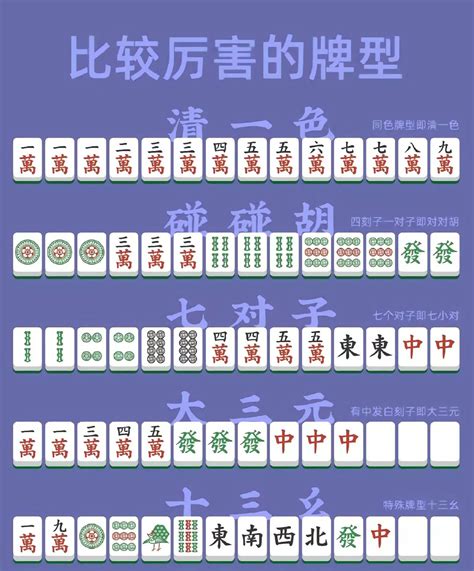 麻将的胡法图解图片