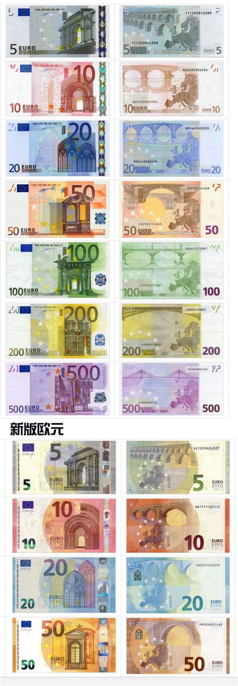 欧元图片面值,欧元图片,50欧元图片_大山谷图库