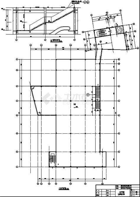 1446平米购物广场卖场布局规划设计施工cad图纸_商场_土木在线