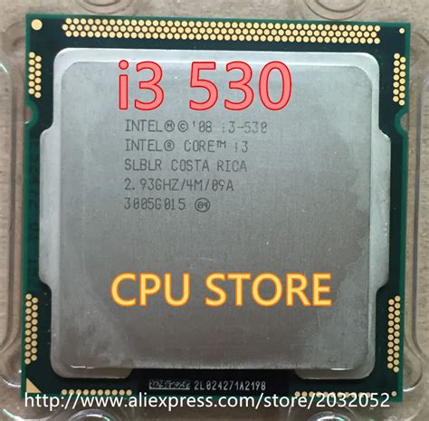 Original Intel Core i3 530 Processor (2.93GHz /4MB Cache/ LGA1156 ...
