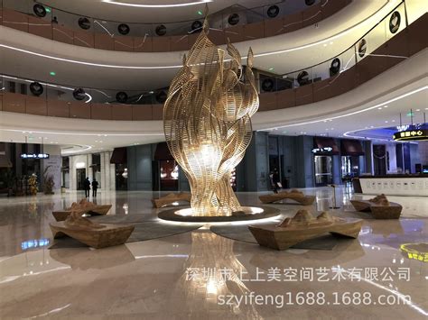 创意雕塑酒店大堂落地摆件 - 广东深圳玻璃钢家具工厂