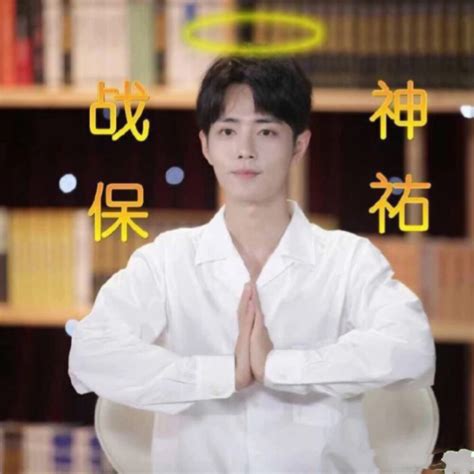 肖战表情包晚安图片