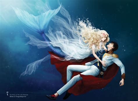 童话王子与美人鱼蓝色大海的传说可商用元素素材图片免费下载-千库网