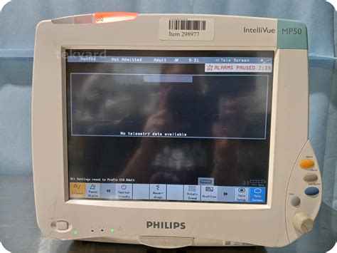 tekyard, LLC. - 298977-Philips Intellivue MP50 M8004A Anesthesia Monitor