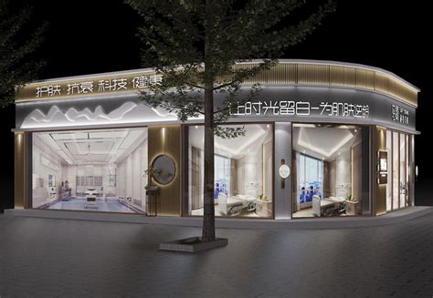 新中式轻奢美容院设计 - 效果图交流区-建E室内设计网