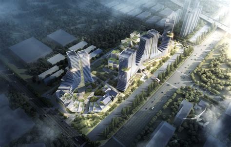 杭州下沙物流中心3dmax 模型下载-光辉城市