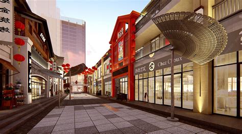 商业街设计案例解析_教你如何打造人气网红美食街商业街！_原粹商业设计
