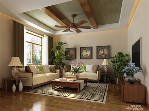 日式风格公寓温馨经济型客厅沙发效果图_齐家网装修效果图