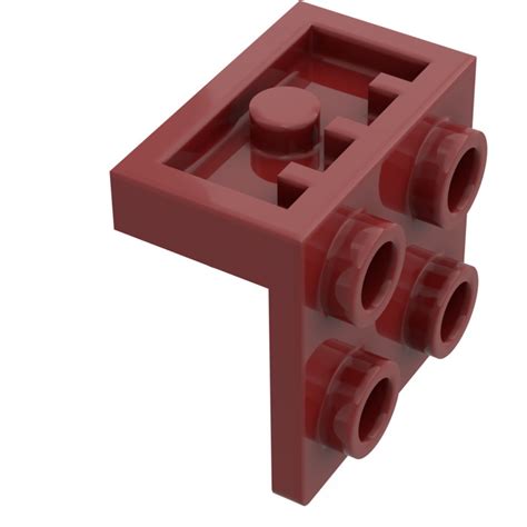 LEGO Dark Red Bracket 1 x 2 - 2 x 2 Up (99207) | Brick Owl - LEGO ...