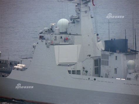 细品中国现役最强驱逐舰：052D长沙舰各处细节_新浪图片