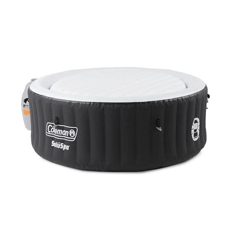 Coleman 13804-BW SaluSpa 4 Person Portable Inflatable Outdoor Round Hot ...