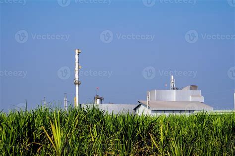 Smokestacks and factories in sugarcane farms 6174293 Stock Photo at ...