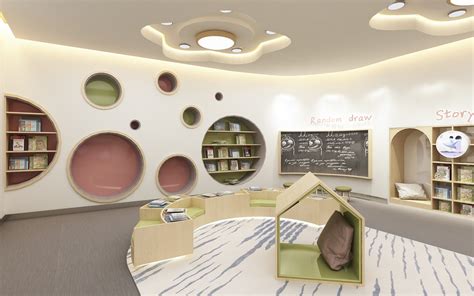 童书馆 · 幼儿园 · 阅读室 · 培训机构|空间|室内设计|成为亮 - 原创作品 - 站酷 (ZCOOL)