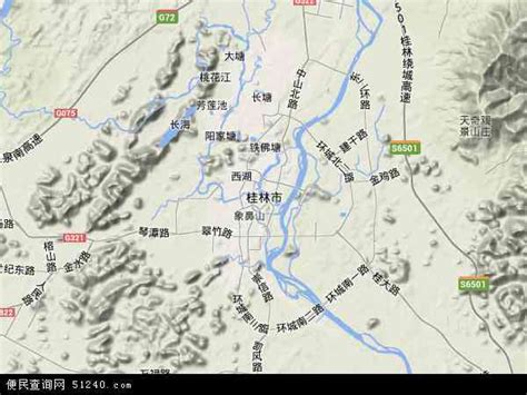 桂林市地图 - 桂林市卫星地图 - 桂林市高清航拍地图 - 便民查询网地图