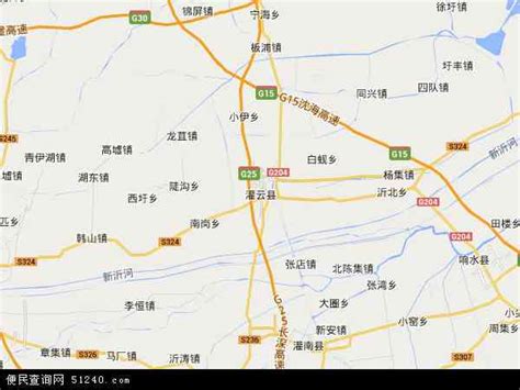 灌云县地图 - 灌云县卫星地图 - 灌云县高清航拍地图