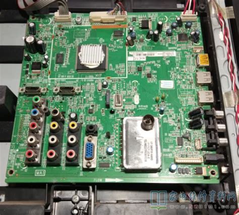 TCL L48F3320-3D液晶电视开机指示灯闪一下后无反应的维修 - 家电维修资料网